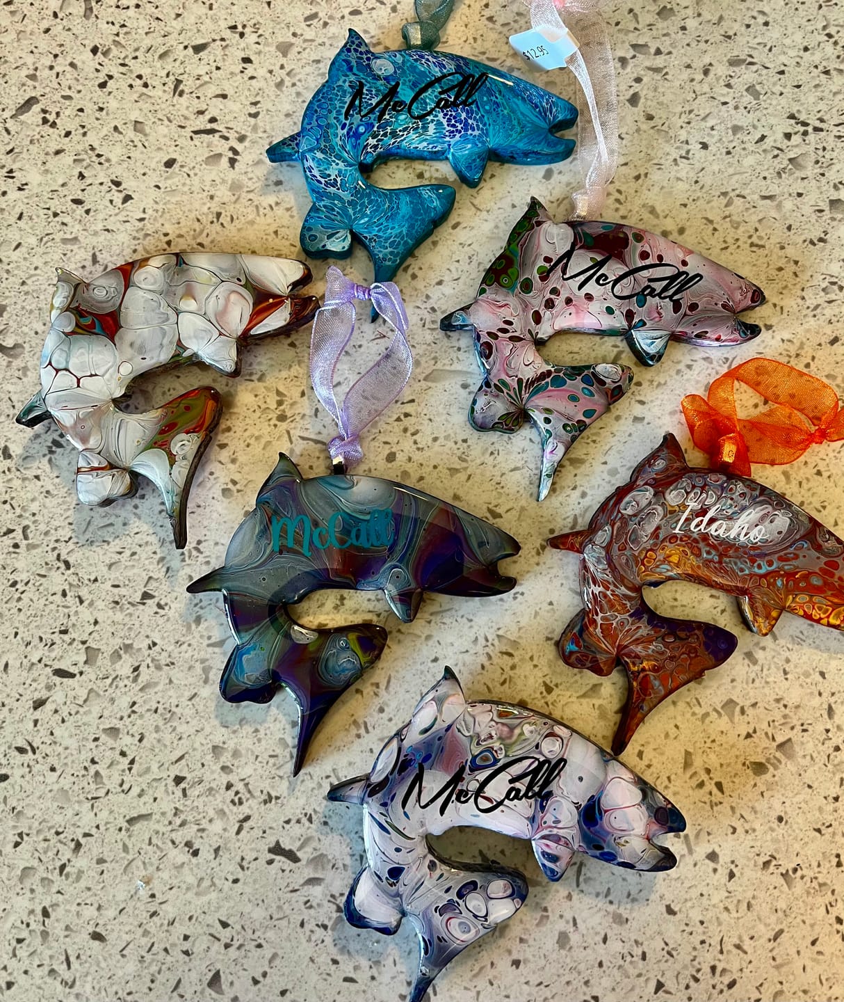 Customer photo review of Unfinished Wood Trout Salmon Fish Silhouette - Craft- up to 46" DIY
