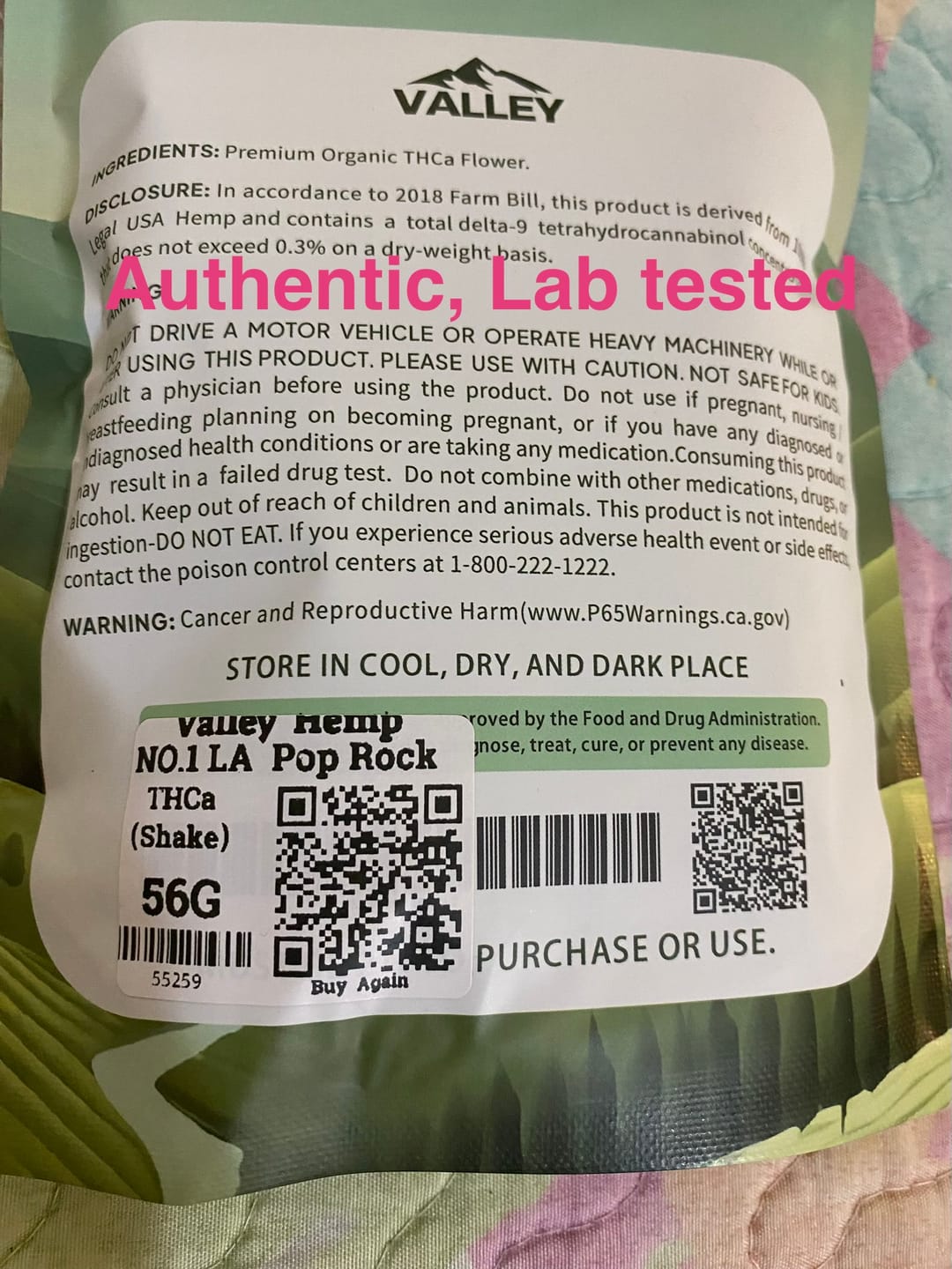 Customer photo review of (Buy 1 Get 1 Free) No1. LA Pop Rock Shake 1oz