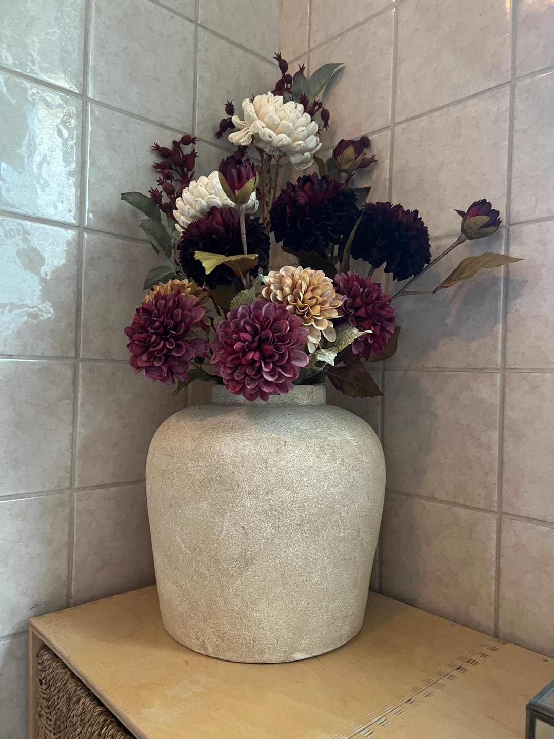 Customer photo review of Elara vaas - Beige