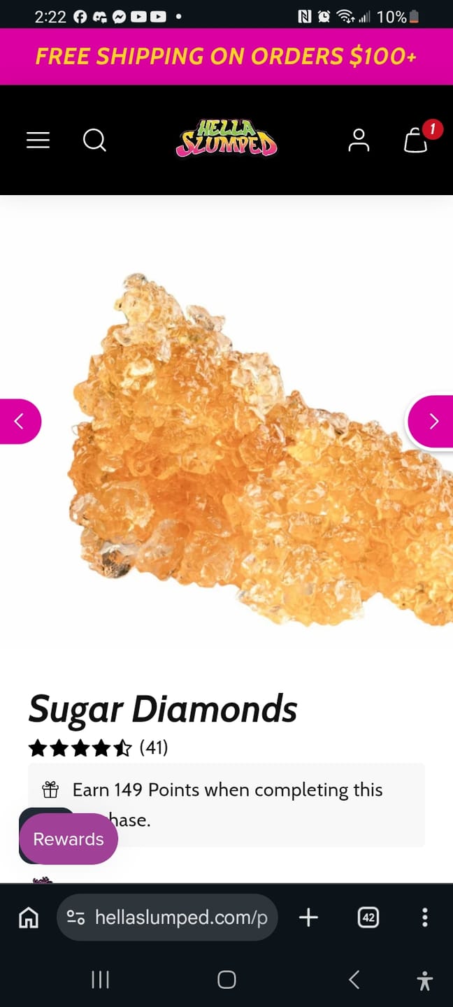 Customer photo review of Sugar Diamonds