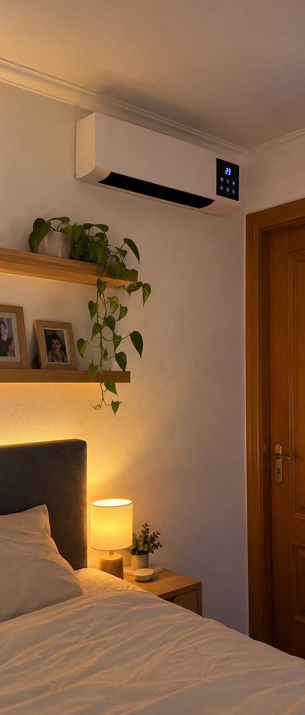 Customer photo review of Climatizador de Pared 2 en 1 - 1800W