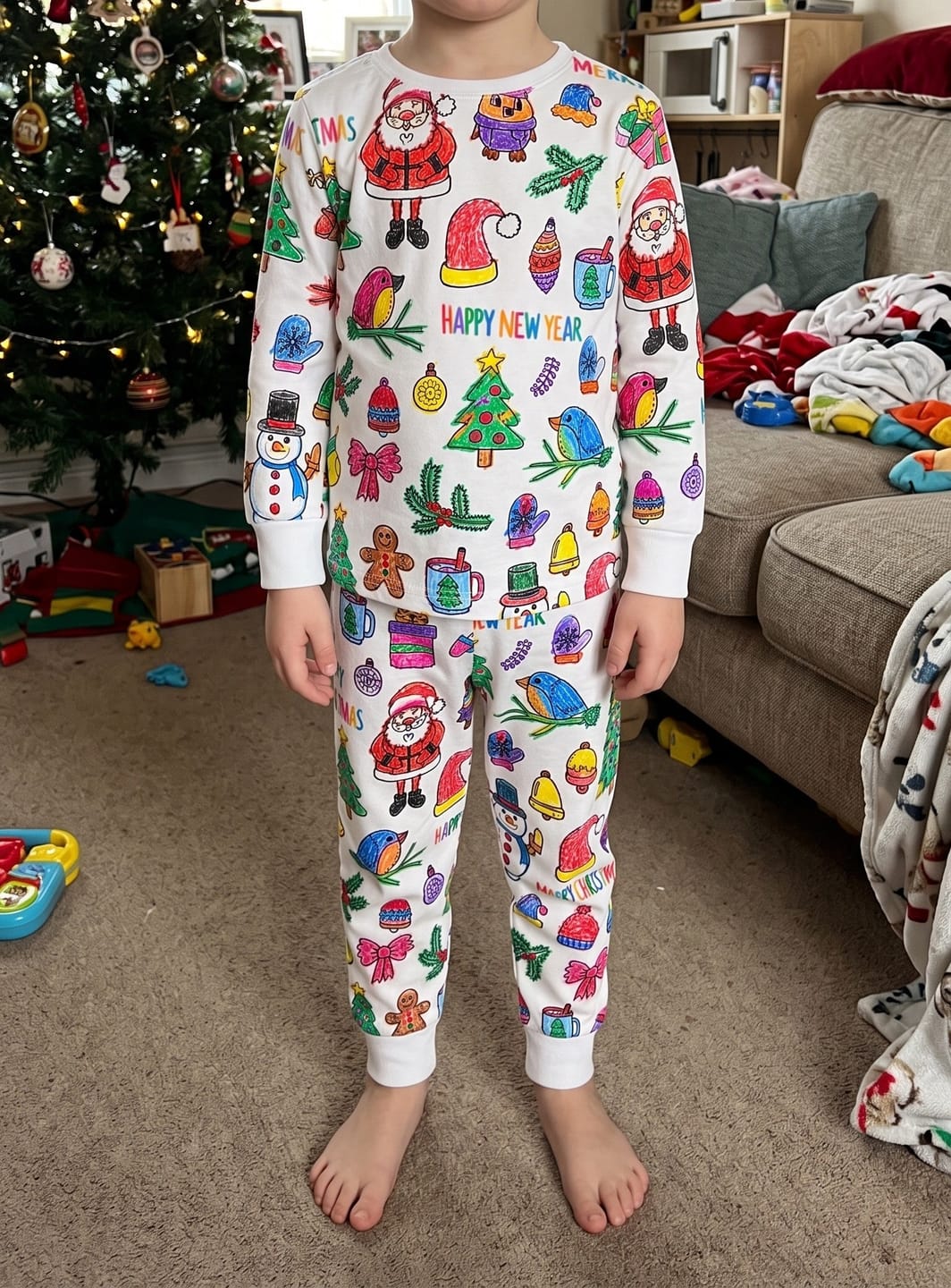Customer photo review of Pijama Infantil para Colorear