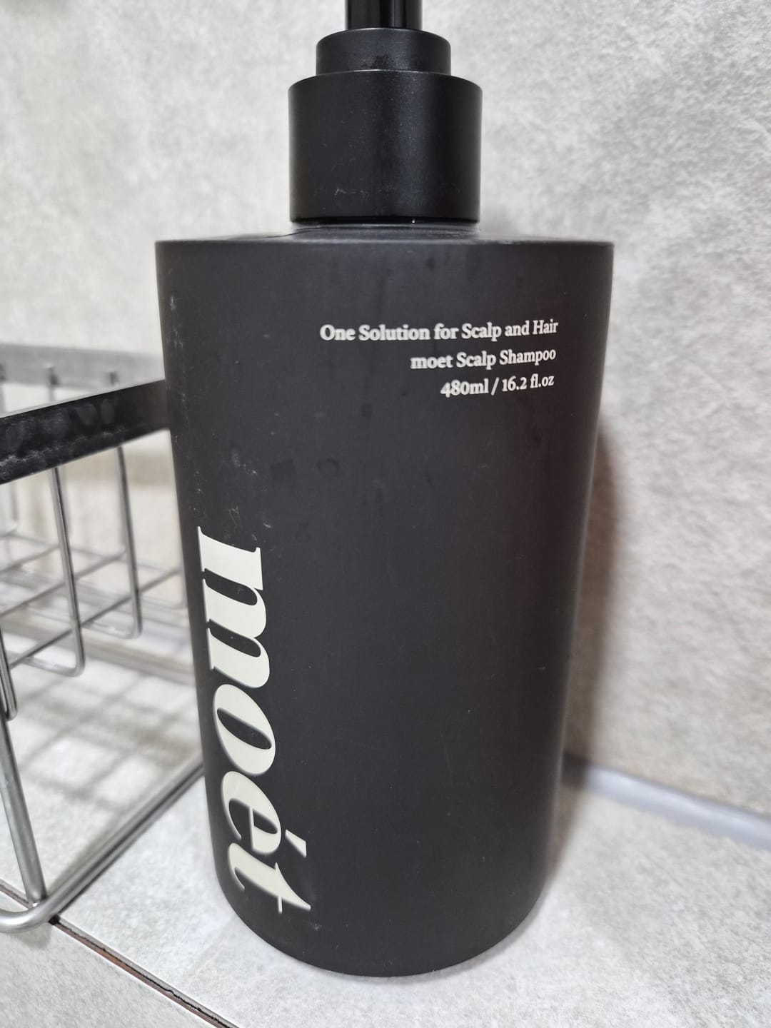 Customer photo review of moét Scalp Shampoo — Sulfate-Free Scalp Care 480ml