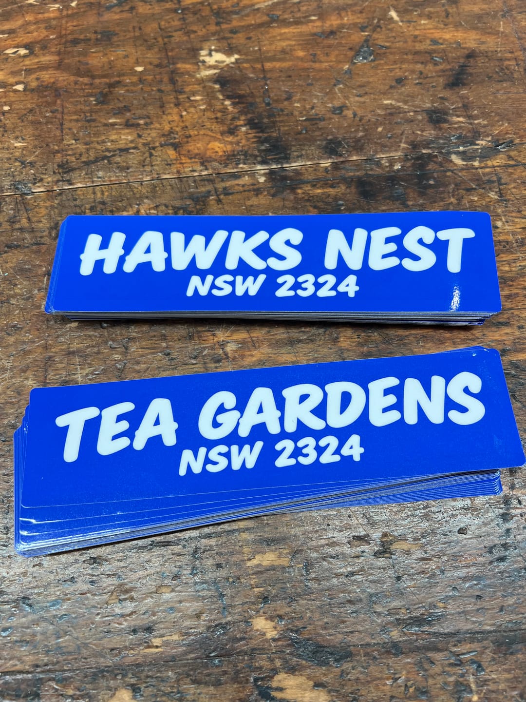 Customer photo review of Custom Bumper Stickers - High Tack Vinyl