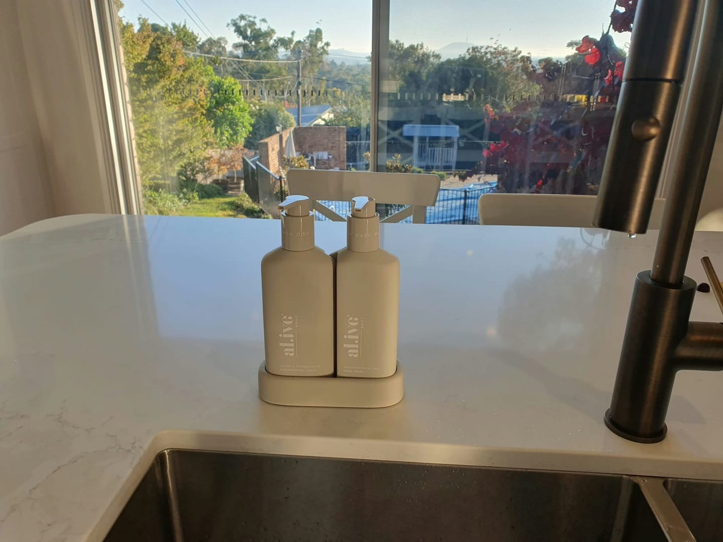 Customer photo review of al.ive body Watermelon & Lime Handwash Refill