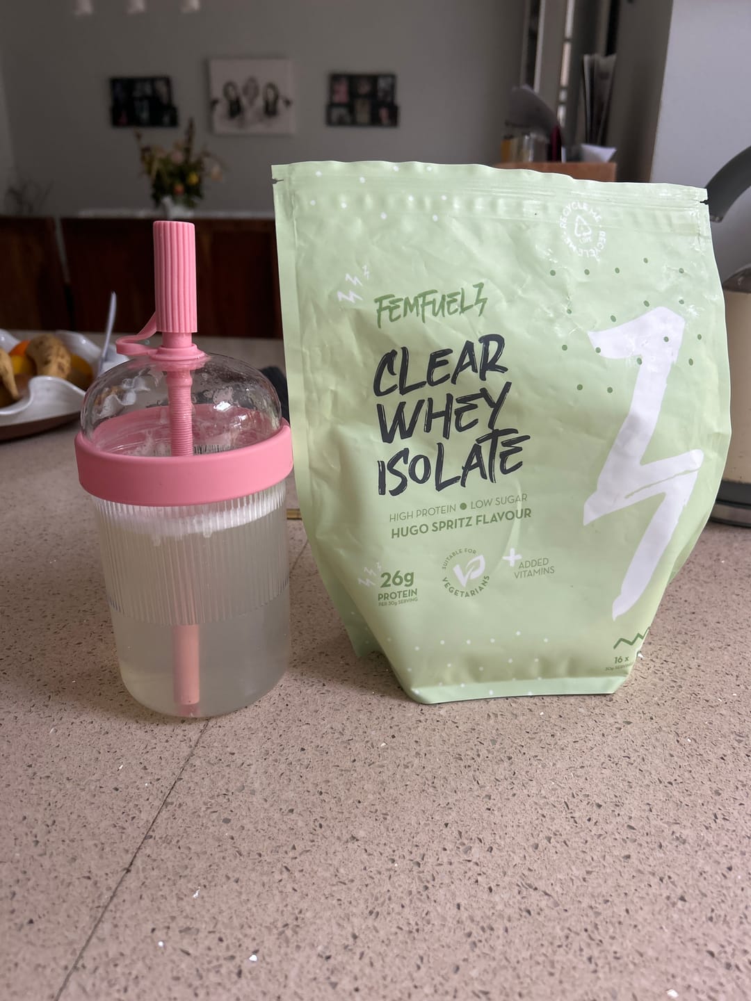 Customer photo review of Clear Whey Isolate Protein