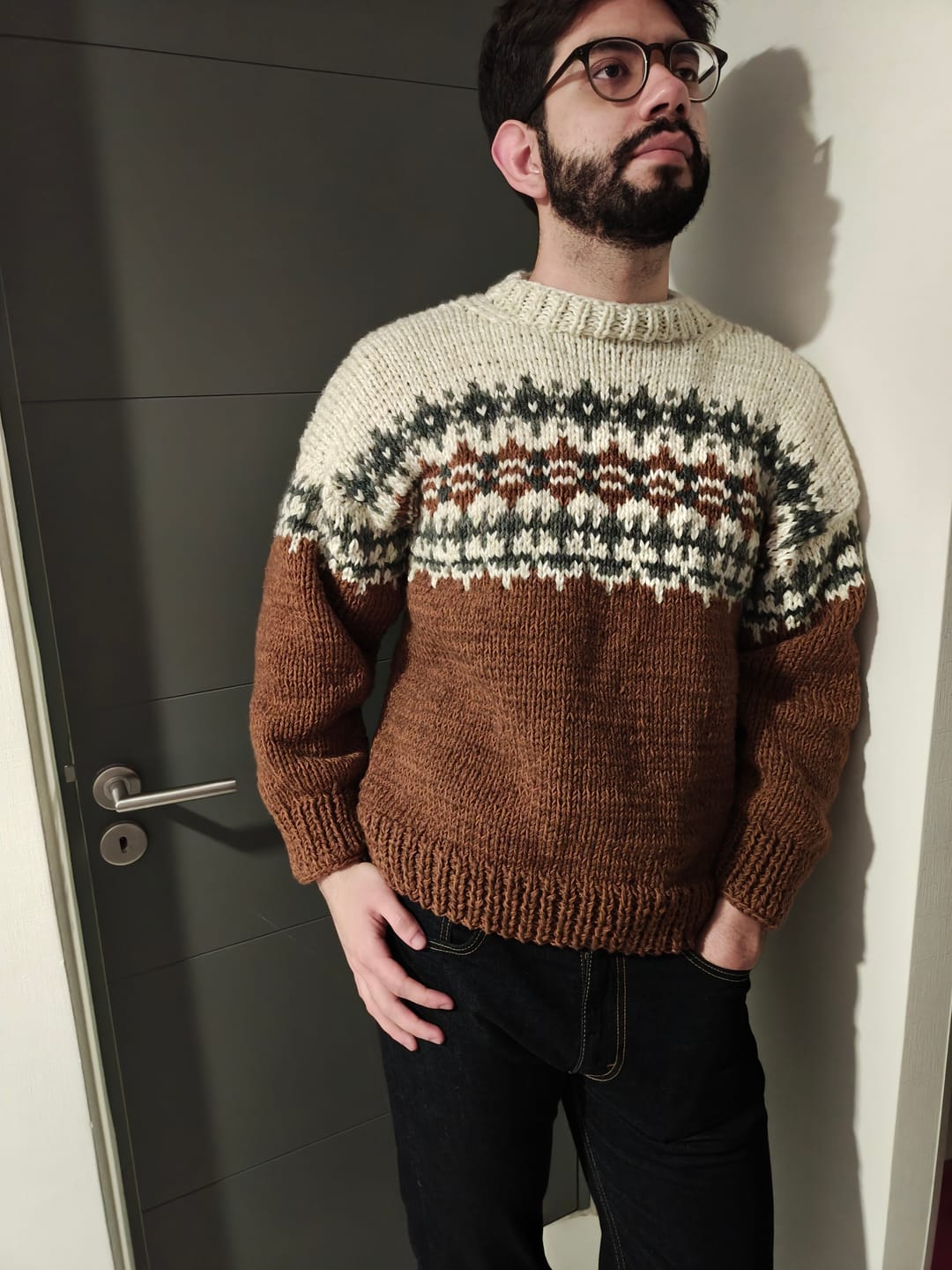 Customer photo review of Patrón Sweater Terra | Adulto