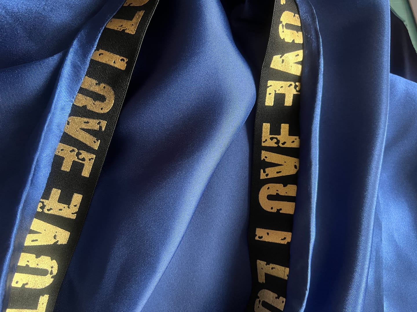 Customer photo review of Liquid Satin Fabric