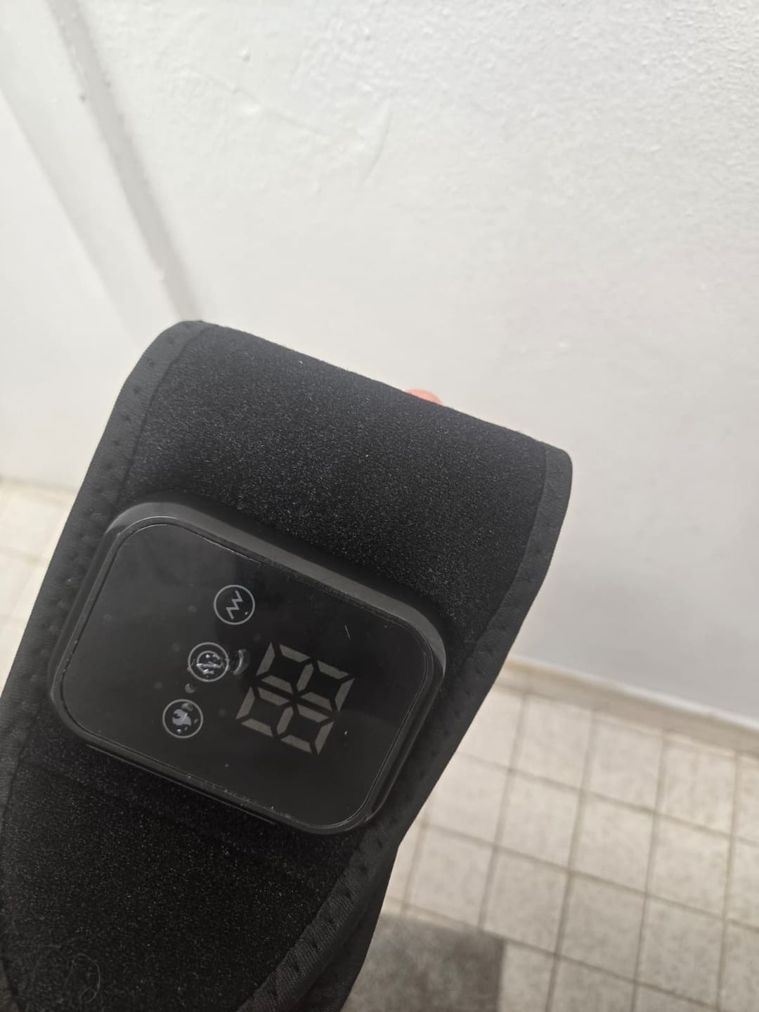 Customer photo review of Heated Wrist Wrap with Vibration Massage