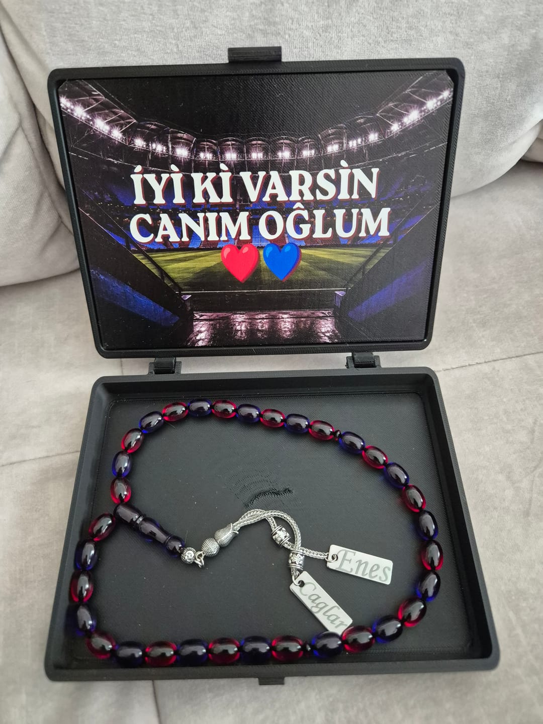 Customer photo review of Kişiye Özel Trabzonspor İsimlik