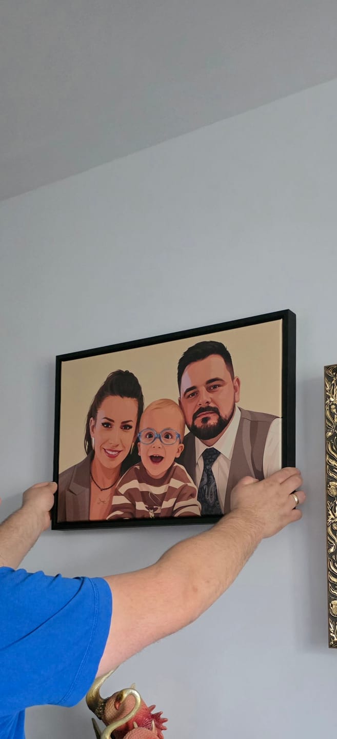 Customer photo review of Euer Foto als Kunstwerk – mit Live-Vorschau, als Poster oder Leinwand
