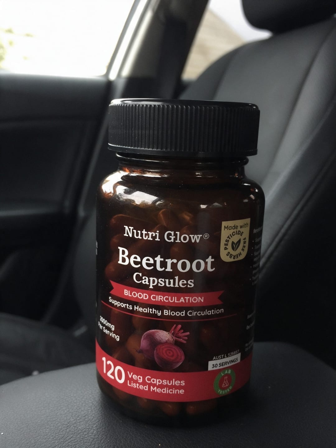 Customer photo review of Nutri Glow Beetroot 120 Capsules TGA Listed