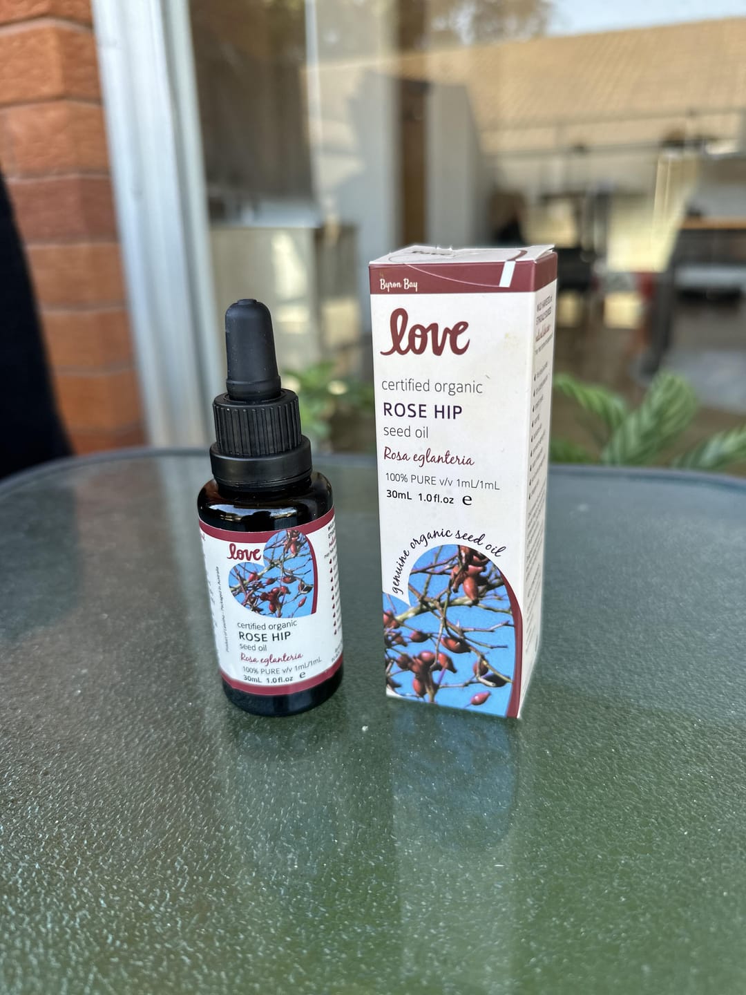 Customer photo review of Organic Cold-Pressed Lesotho Rosehip Face Oil