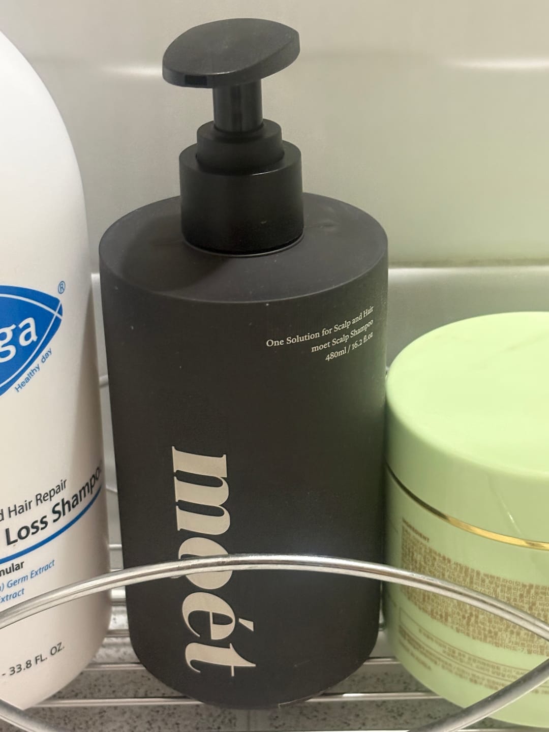 Customer photo review of moét Scalp Shampoo — Sulfate-Free Scalp Care 480ml