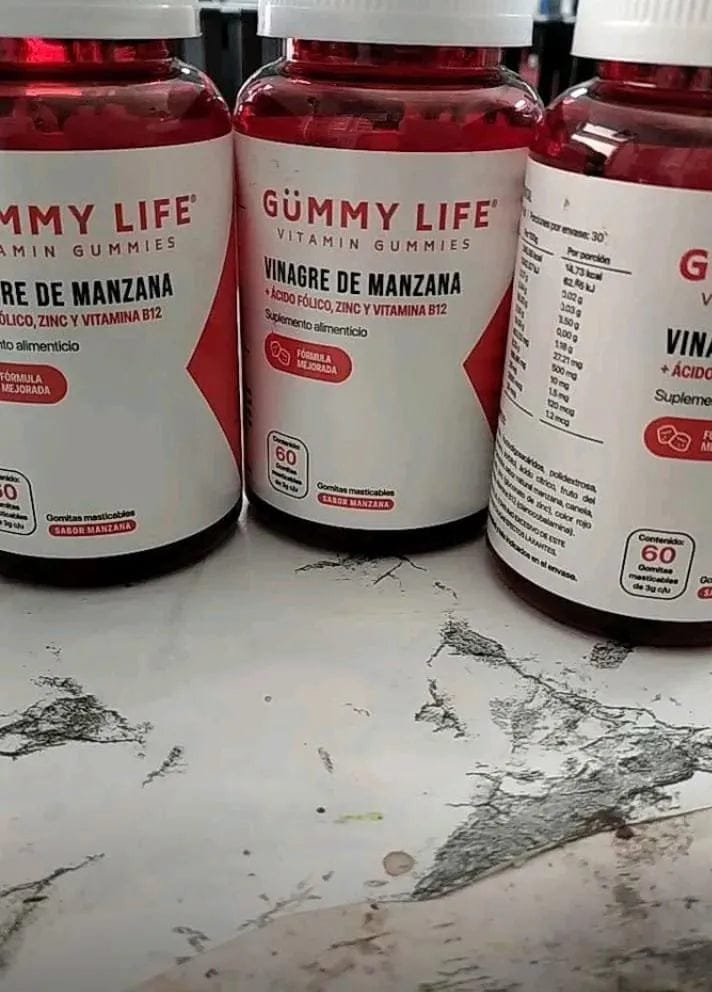 Customer photo review of GOMITAS DE VINAGRE DE MANZANA