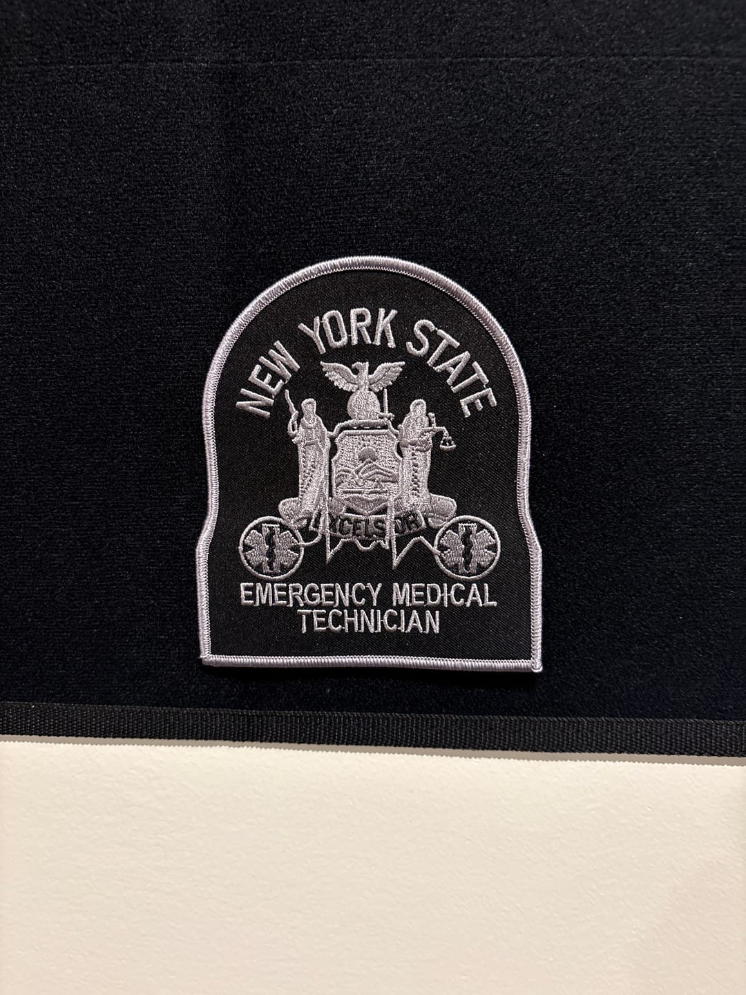 Customer photo review of New York State, EMT Patch - Subdued Grey / Black