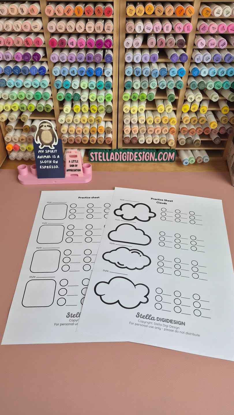 Customer photo review of Ohuhu Bamboo Marker Organizer