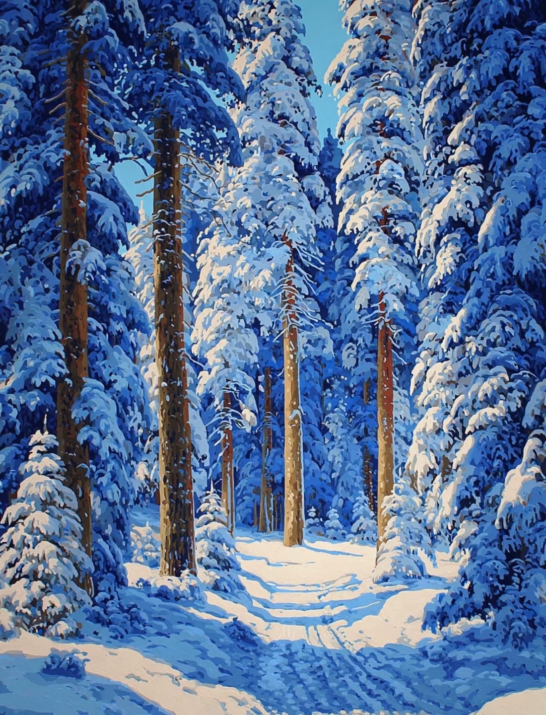 Customer photo review of Winter Wonderland (Diamond Painting)