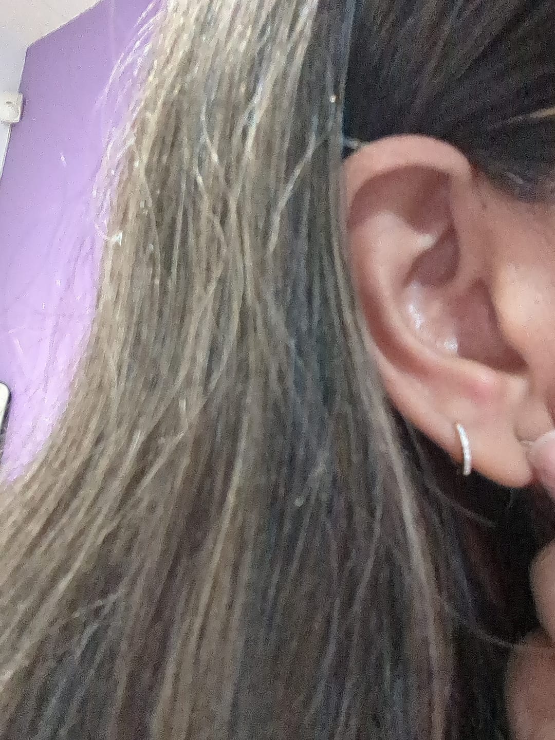 Customer photo review of Arracada Con Zirconias 10 mm