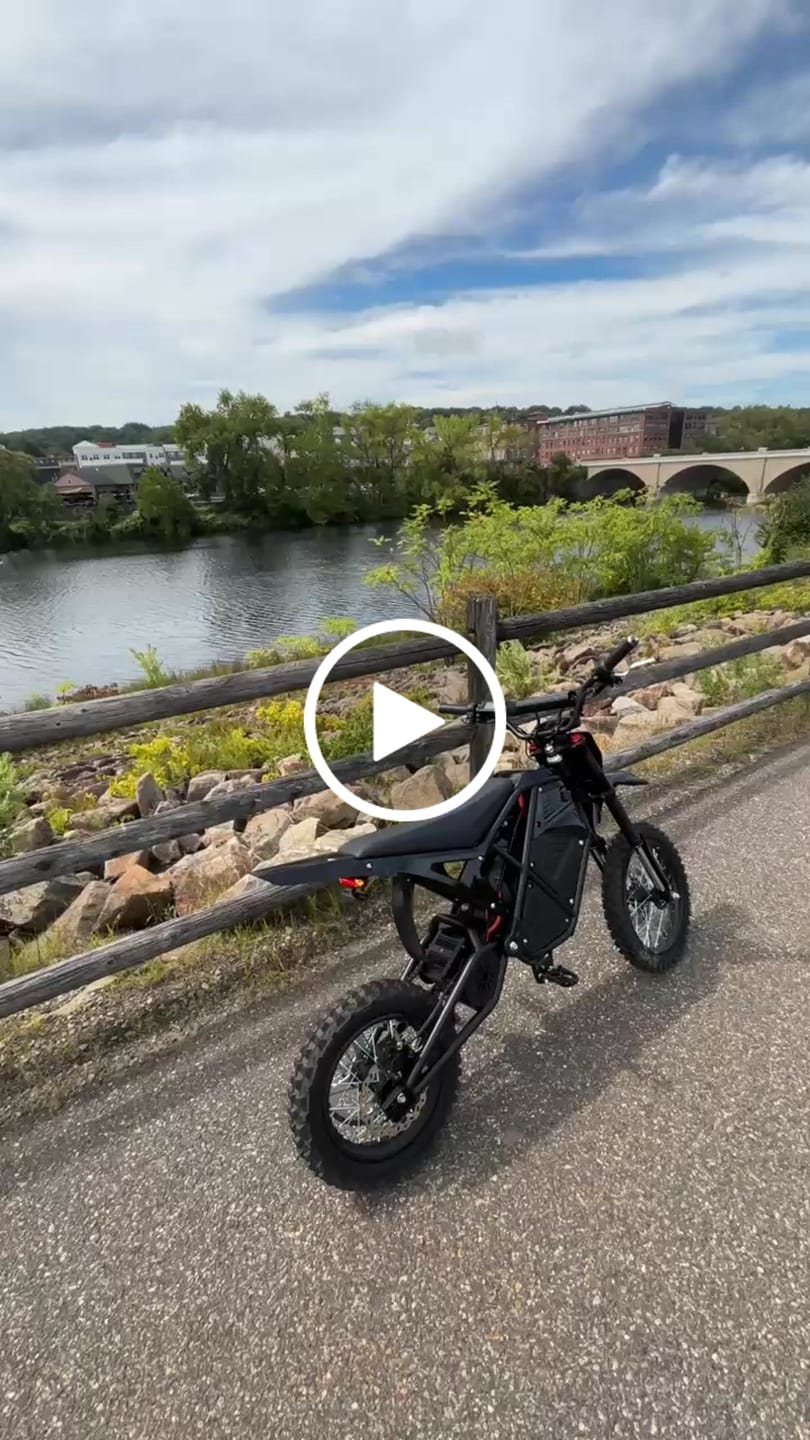 Customer video review of Eskute® NOVA Mini Electric Dirt Bike For Adults