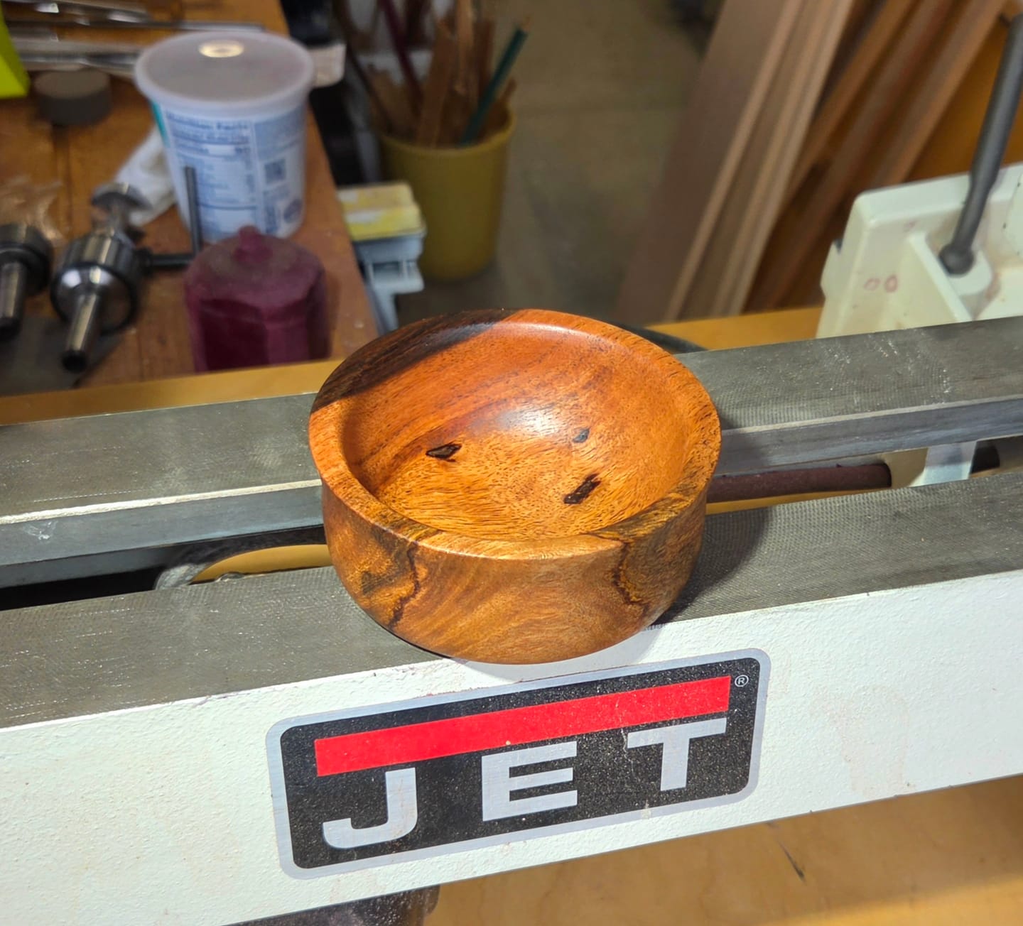 Customer photo review of Chocolate Mango Wood Bowl Blank