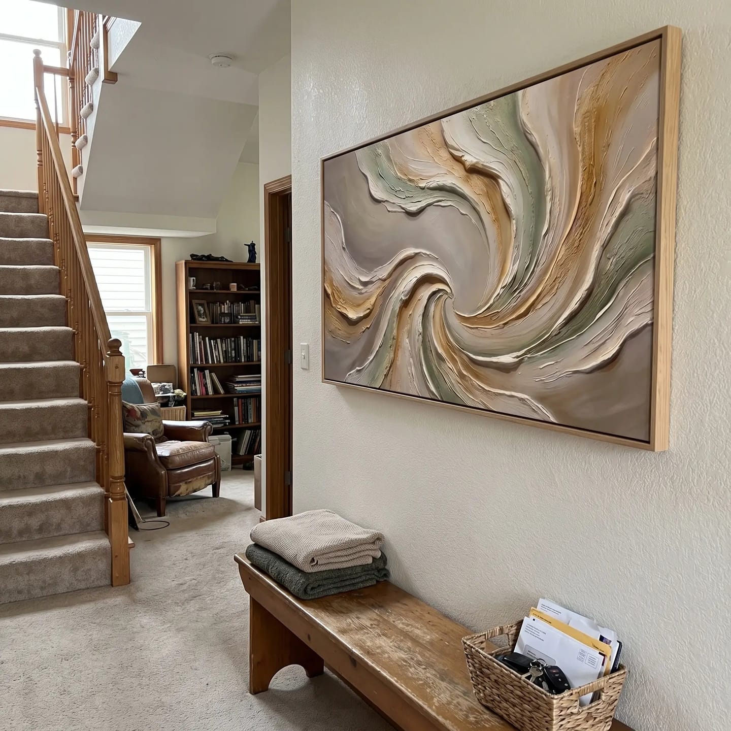 Customer photo review of Textured 3D Flowing Centered Motion #TE129