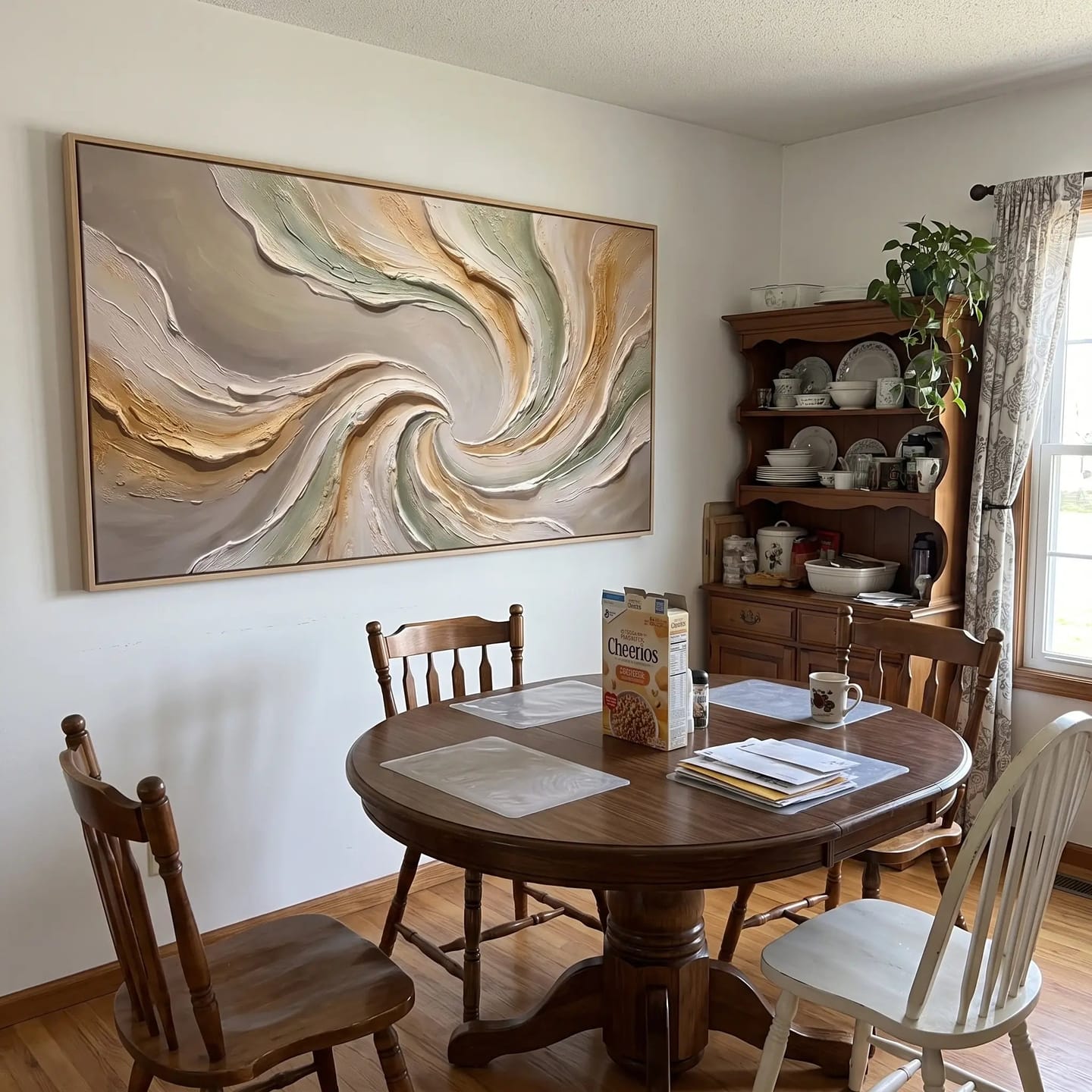 Customer photo review of Textured 3D Flowing Centered Motion #TE129