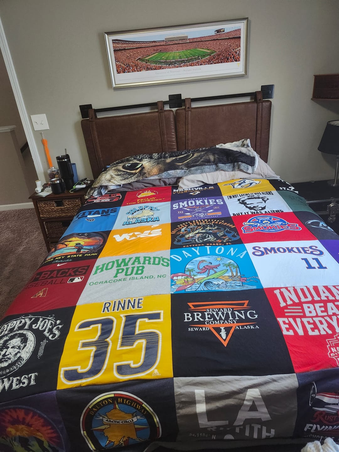 Customer photo review of Project Repat T-Shirt Quilt