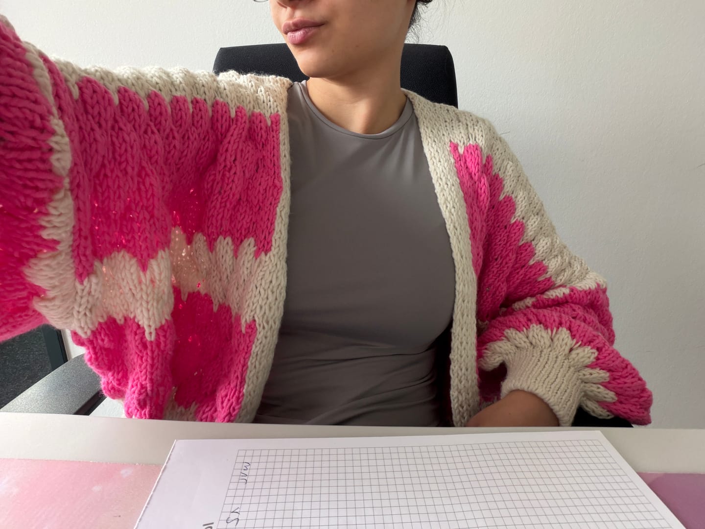 Customer photo review of Breezy Knit Cardigan