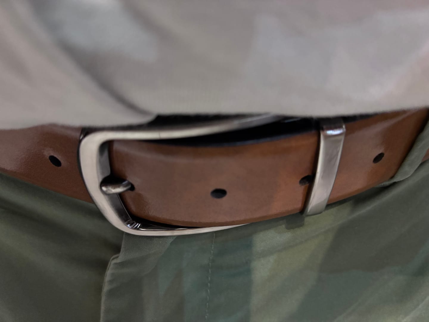 Customer photo review of The Harvey Dent Belt - Reversible Black/Brown 100% Real Leather Belt