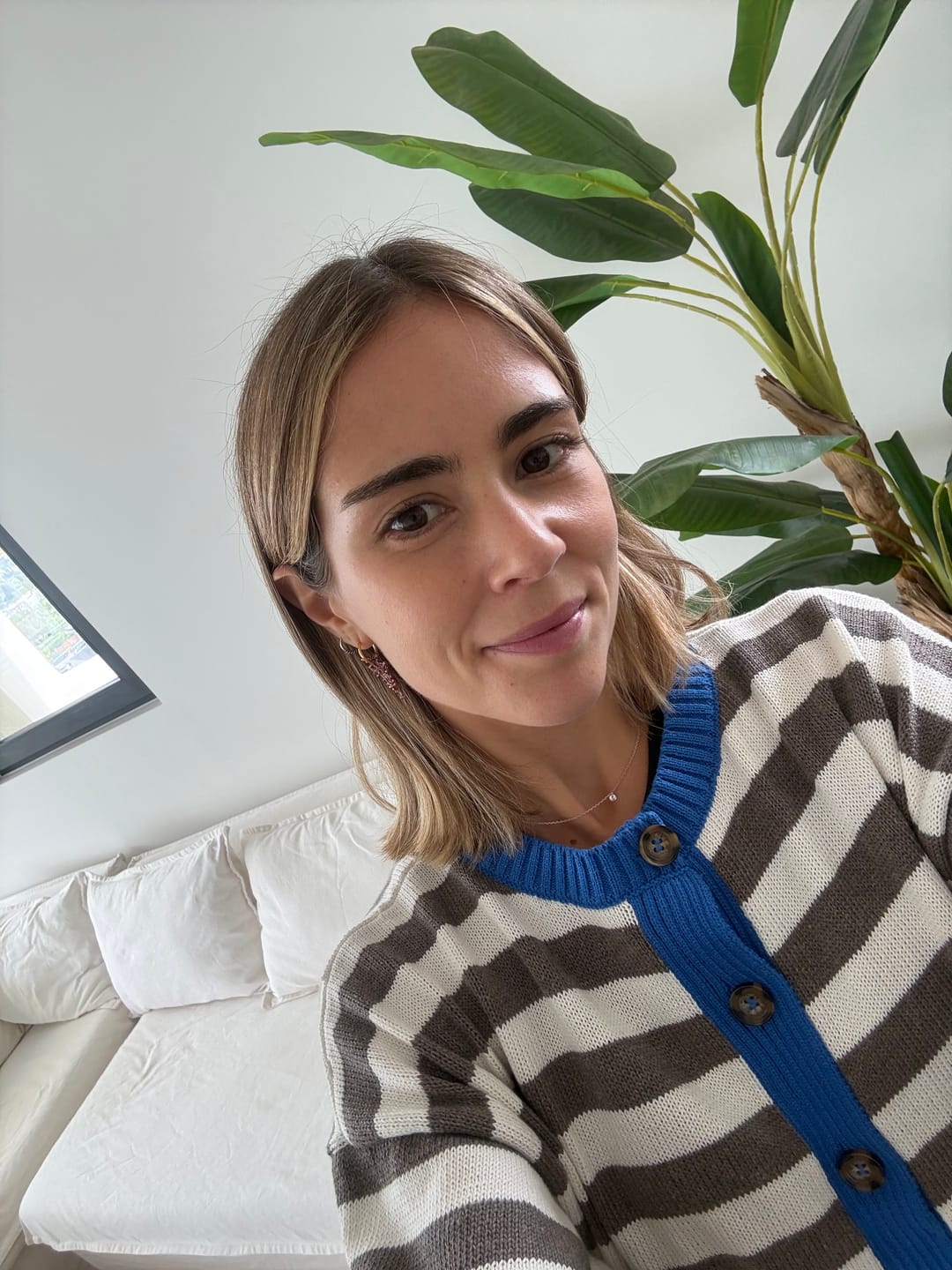 Customer photo review of Chaleco Áura Azul