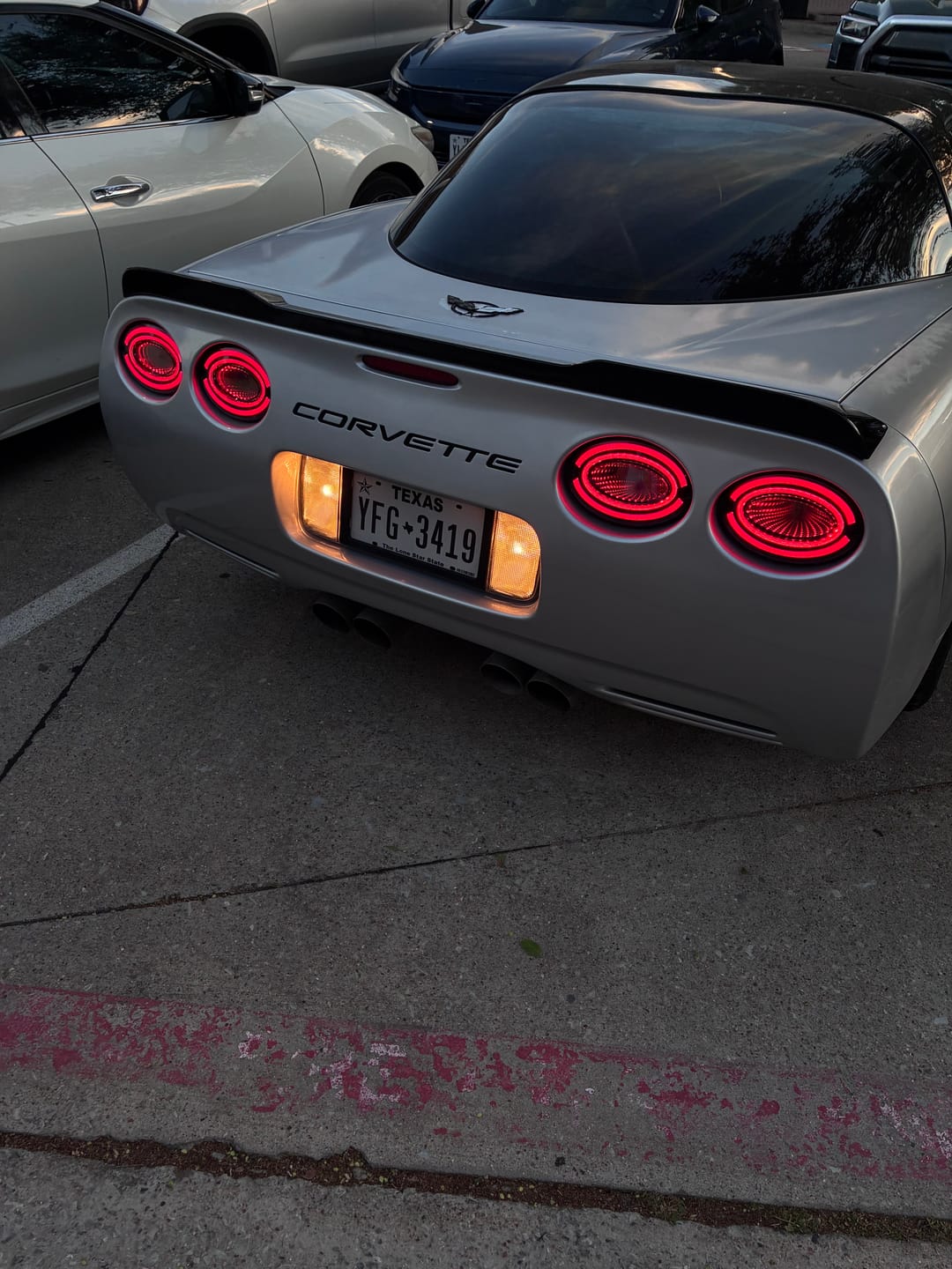 Customer photo review of 1997-04 Corvette C5 Infinity Style LED Tail Lights