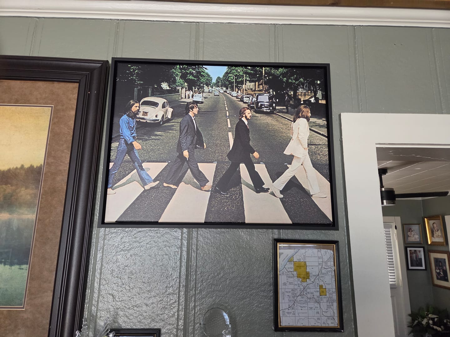 Customer photo review of Abbey Road Wall Art