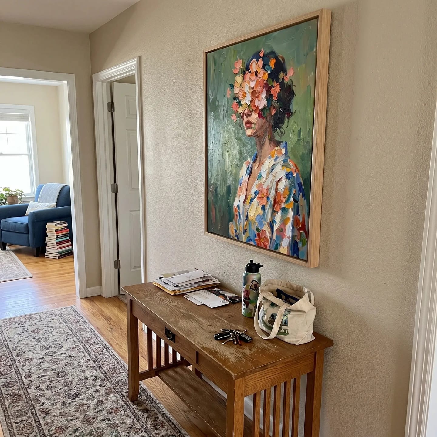 Customer photo review of Portrait Art Floral Figures in Profile #PR416