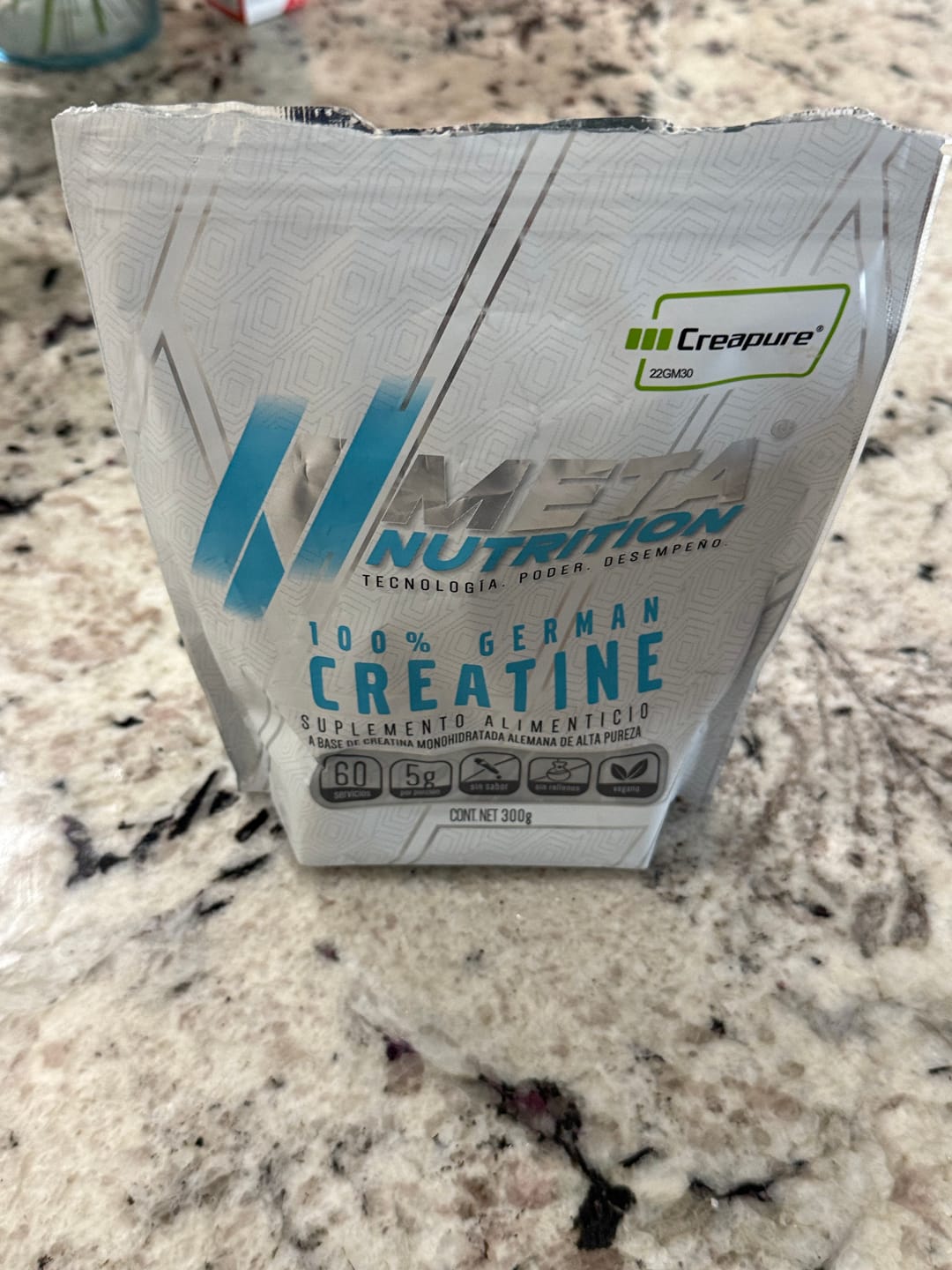 Customer photo review of 100% German Creatine Creapure® | Pureza Certificada |  60 Servicios