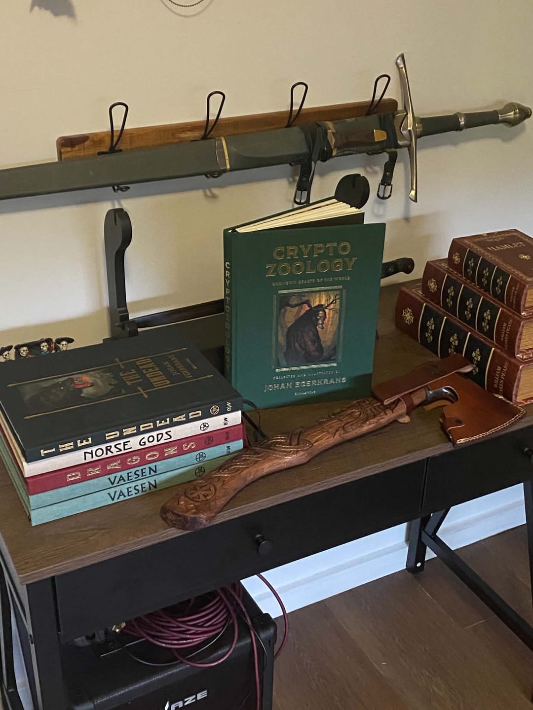 Customer photo review of PRE-ORDER: CRYPTOZOOLOGY - SIGNED BOOK & PRINT