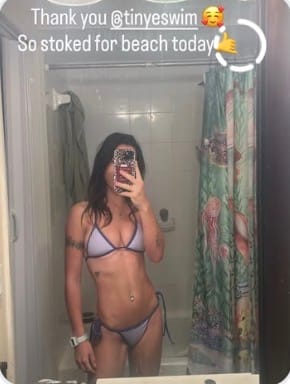 Customer photo review of 009 Adjustable Micro Bikini Bottoms - Ocean Drive