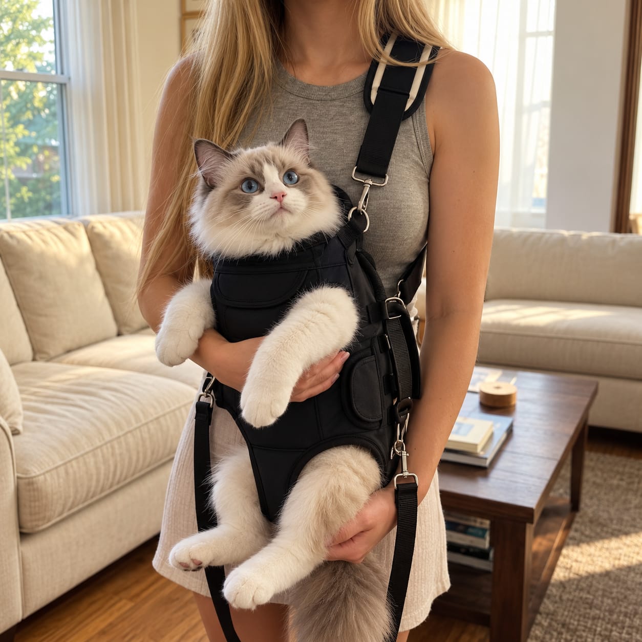 Customer photo review of Pawsy®Multifunctional Backpack with Strap™