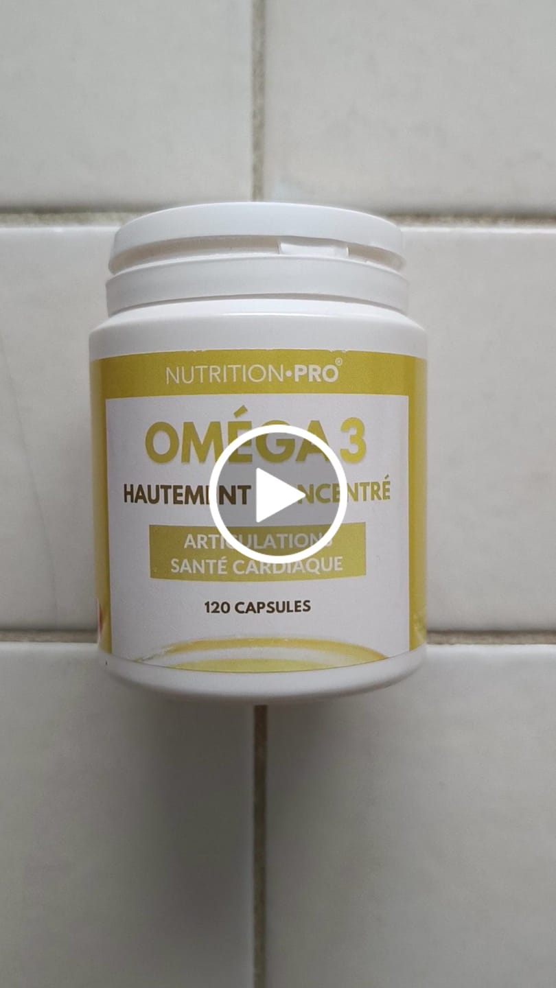 Customer video review of OMÉGA 3 (OMEGAVIE®)