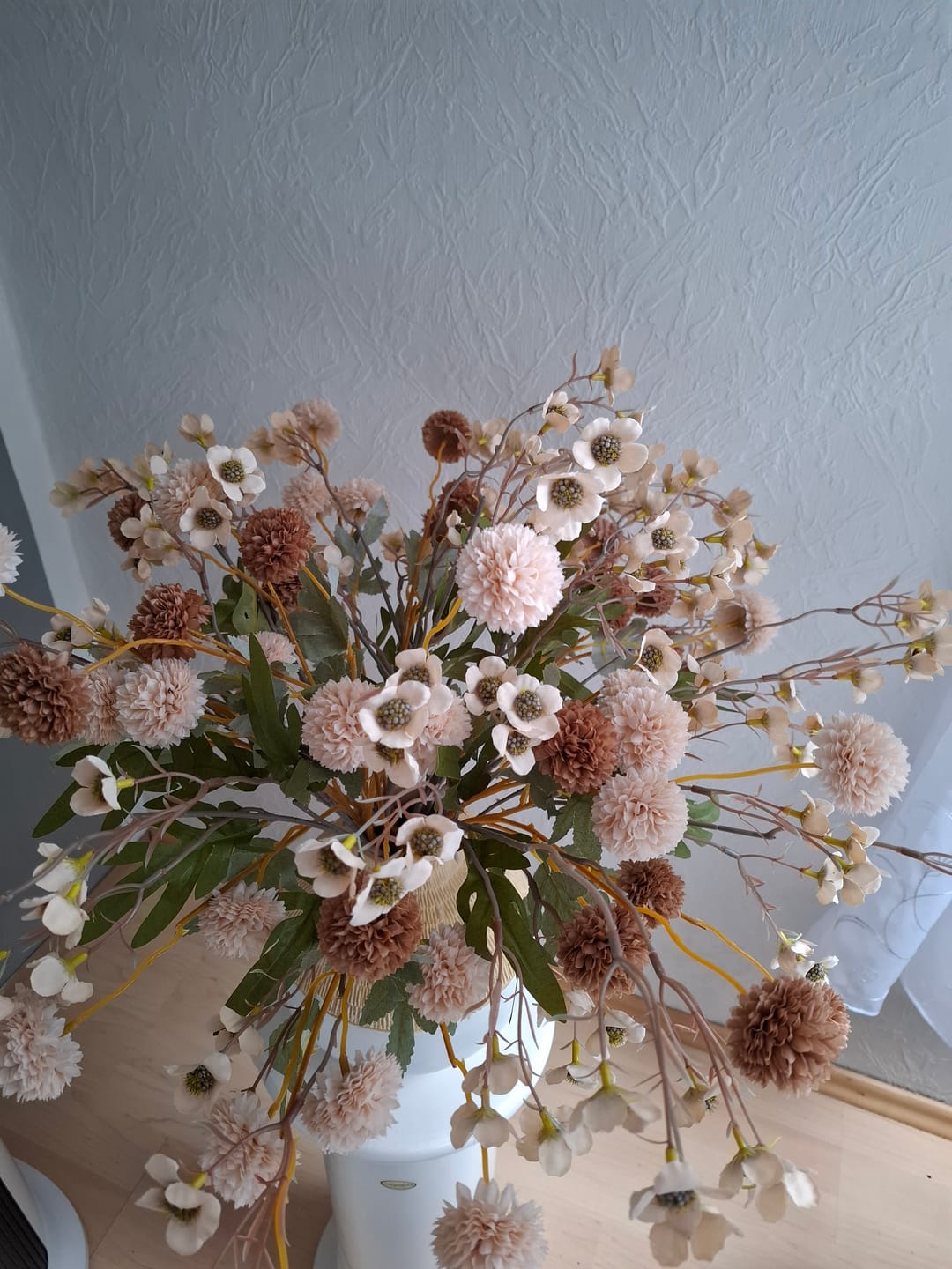 Customer photo review of Wax Arrangement - Crème mix