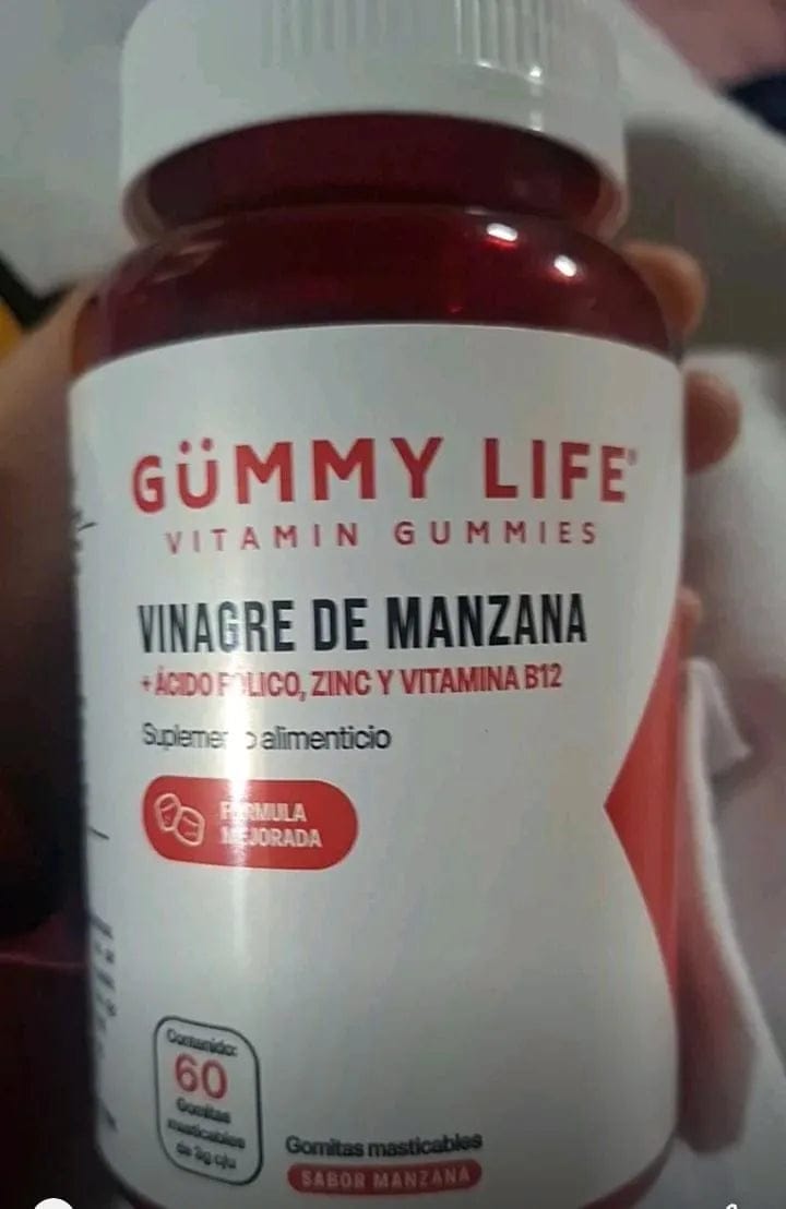 Customer photo review of GOMITAS DE VINAGRE DE MANZANA