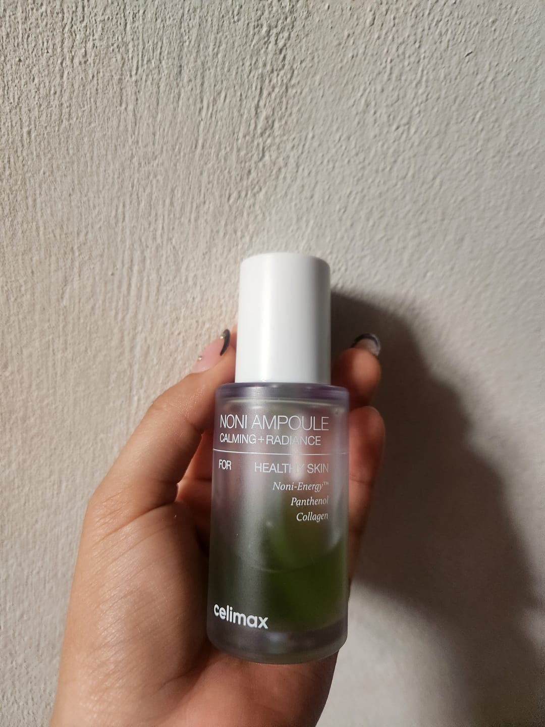 Customer photo review of Noni Ampoule Calming + Radiance