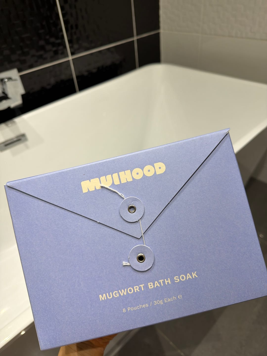 Customer photo review of Mugwort Bath Soak