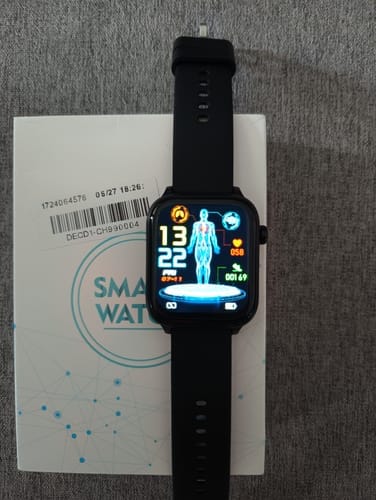 Customer photo review of GlucoCare blood sugar health watch – For nutrition, metabolism & blood sugar trends in everyday life