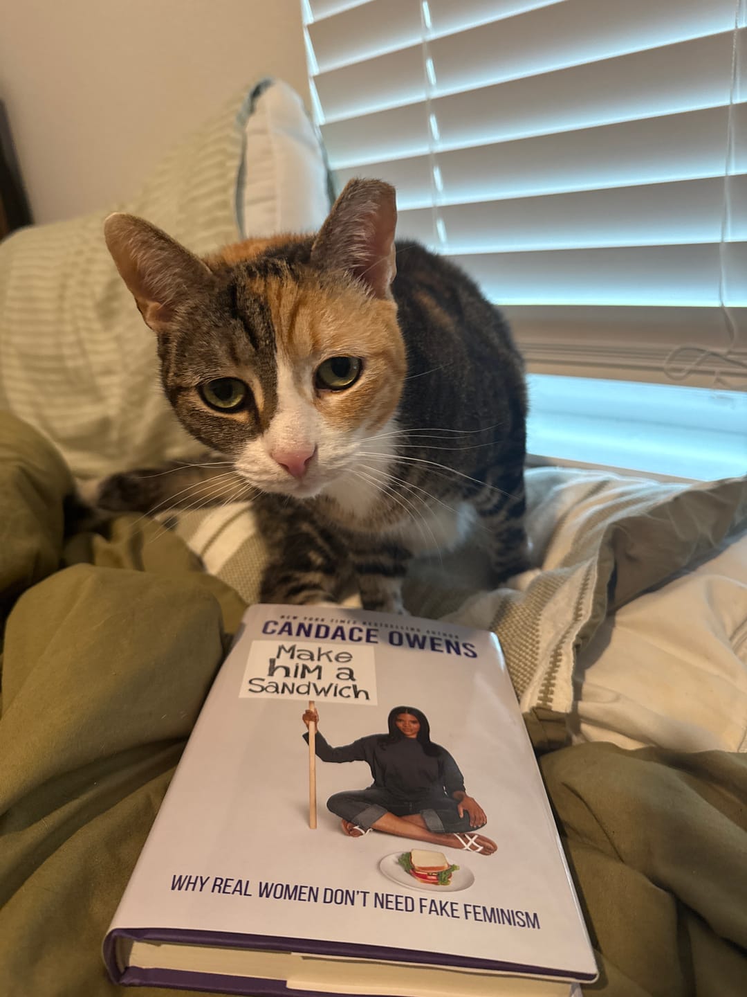 Customer photo review of Make Him A Sandwich by Candace Owens - Signed Hardcover Book