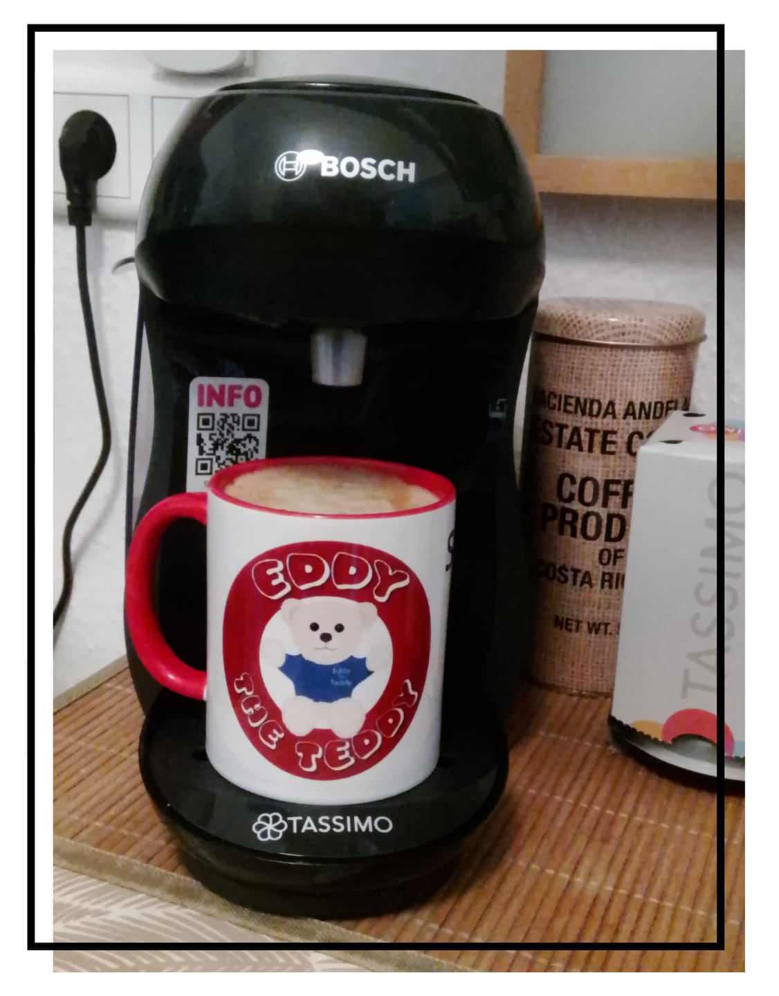 Customer photo review of Eddy the Teddy Mug