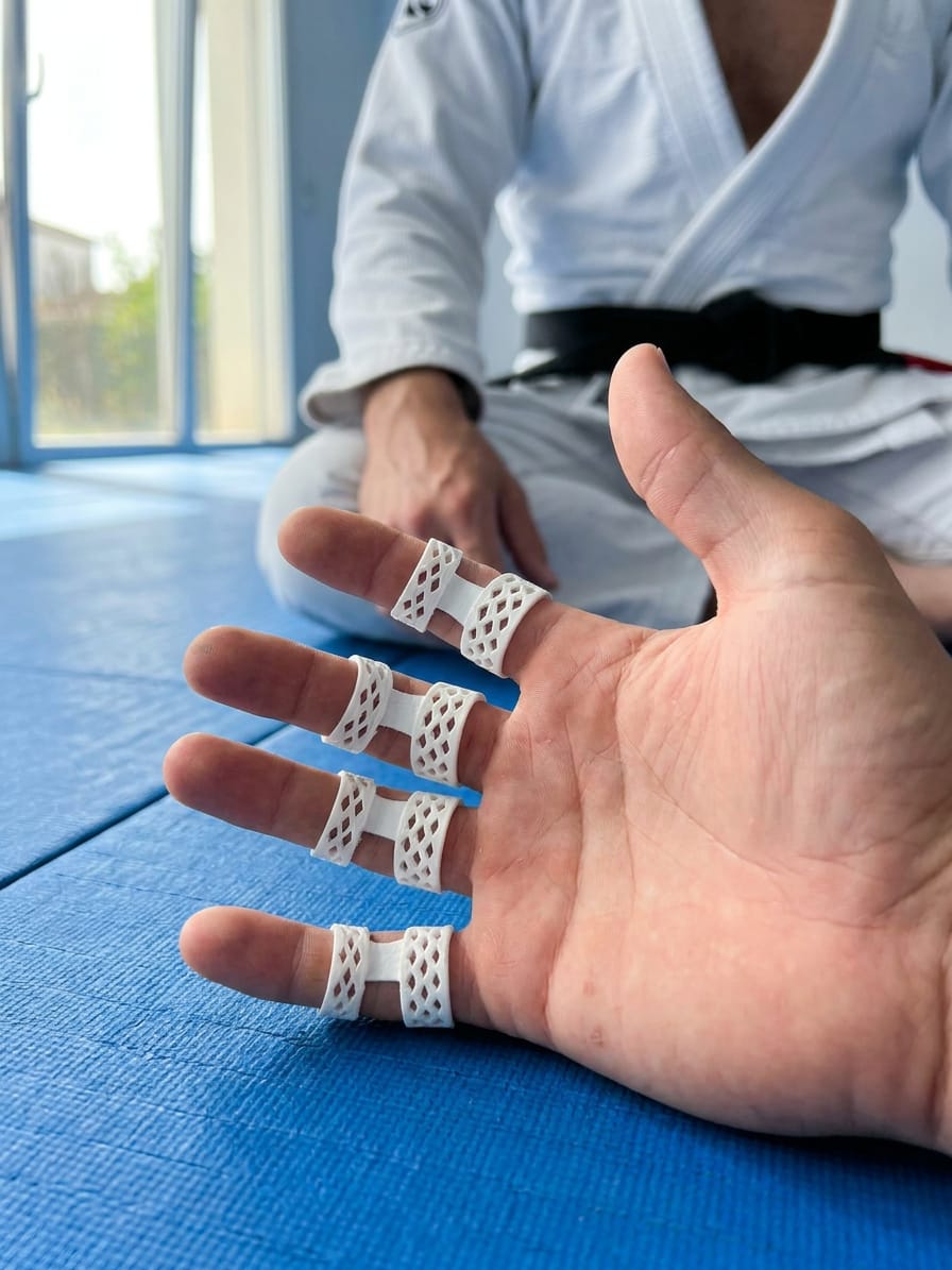 Customer photo review of Towa Finger Strap — 2 Hands Bundle