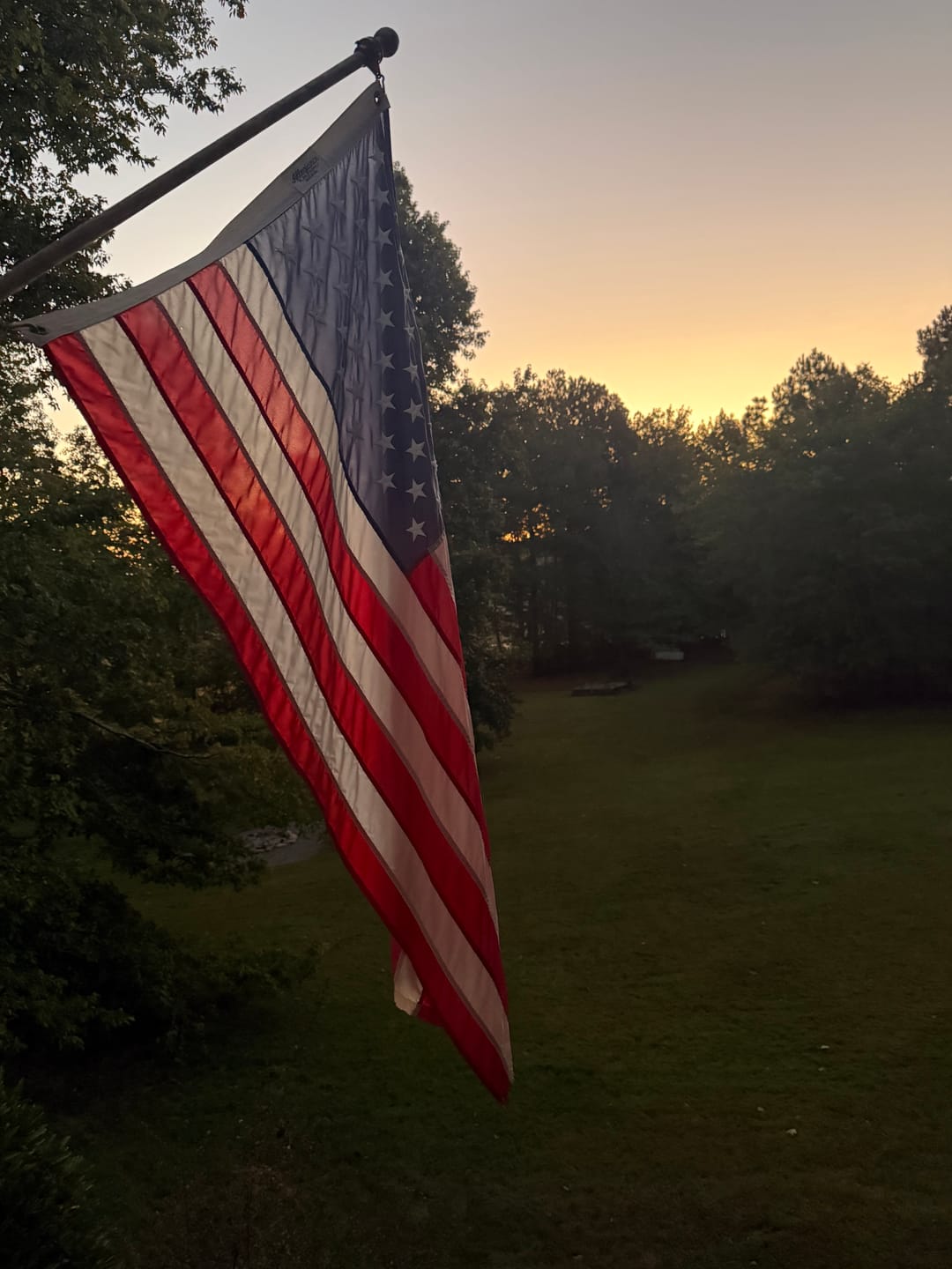 Customer photo review of 4' x 6' American Flag