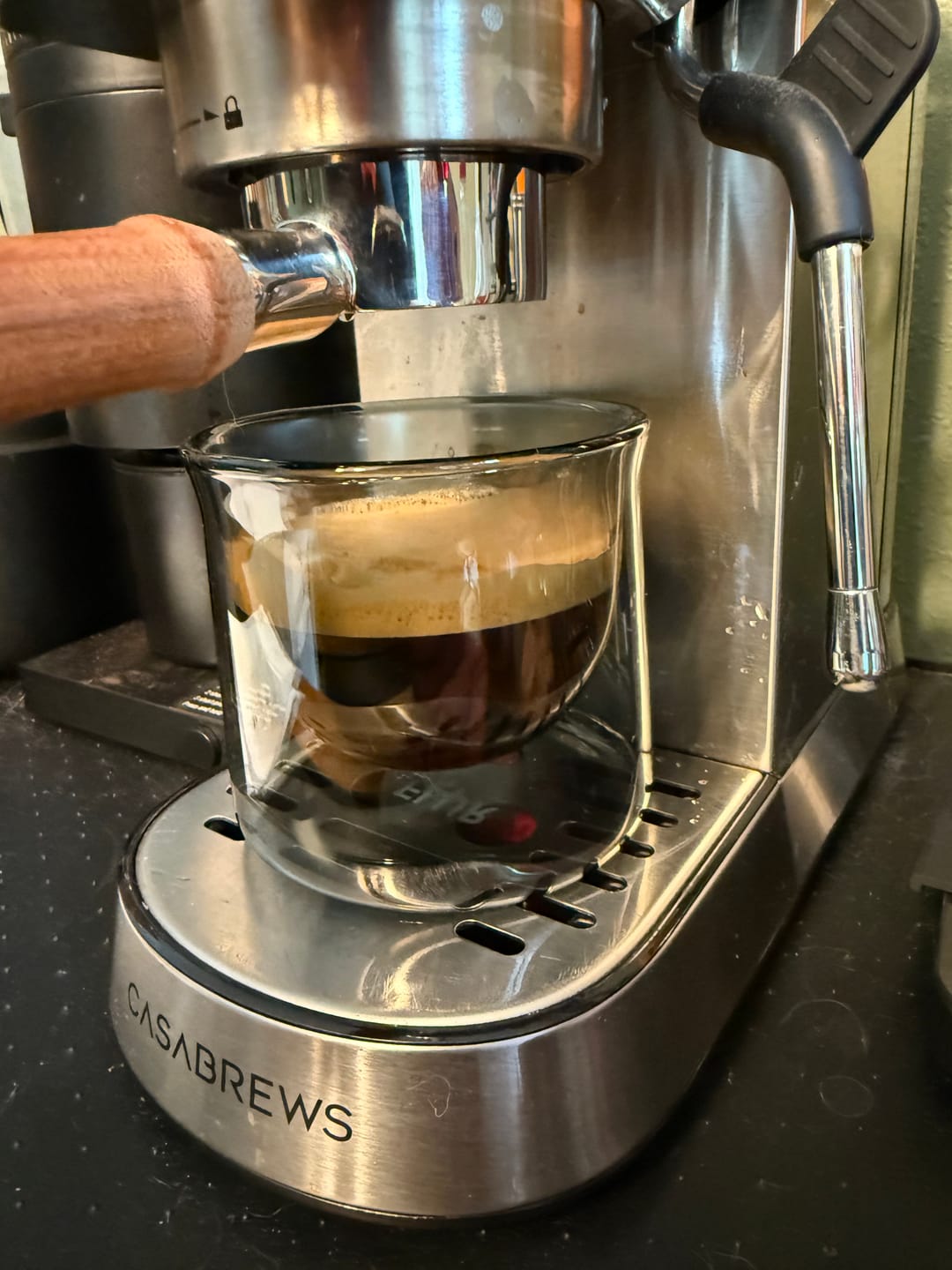 Customer photo review of FLUR Latte XL Glasses