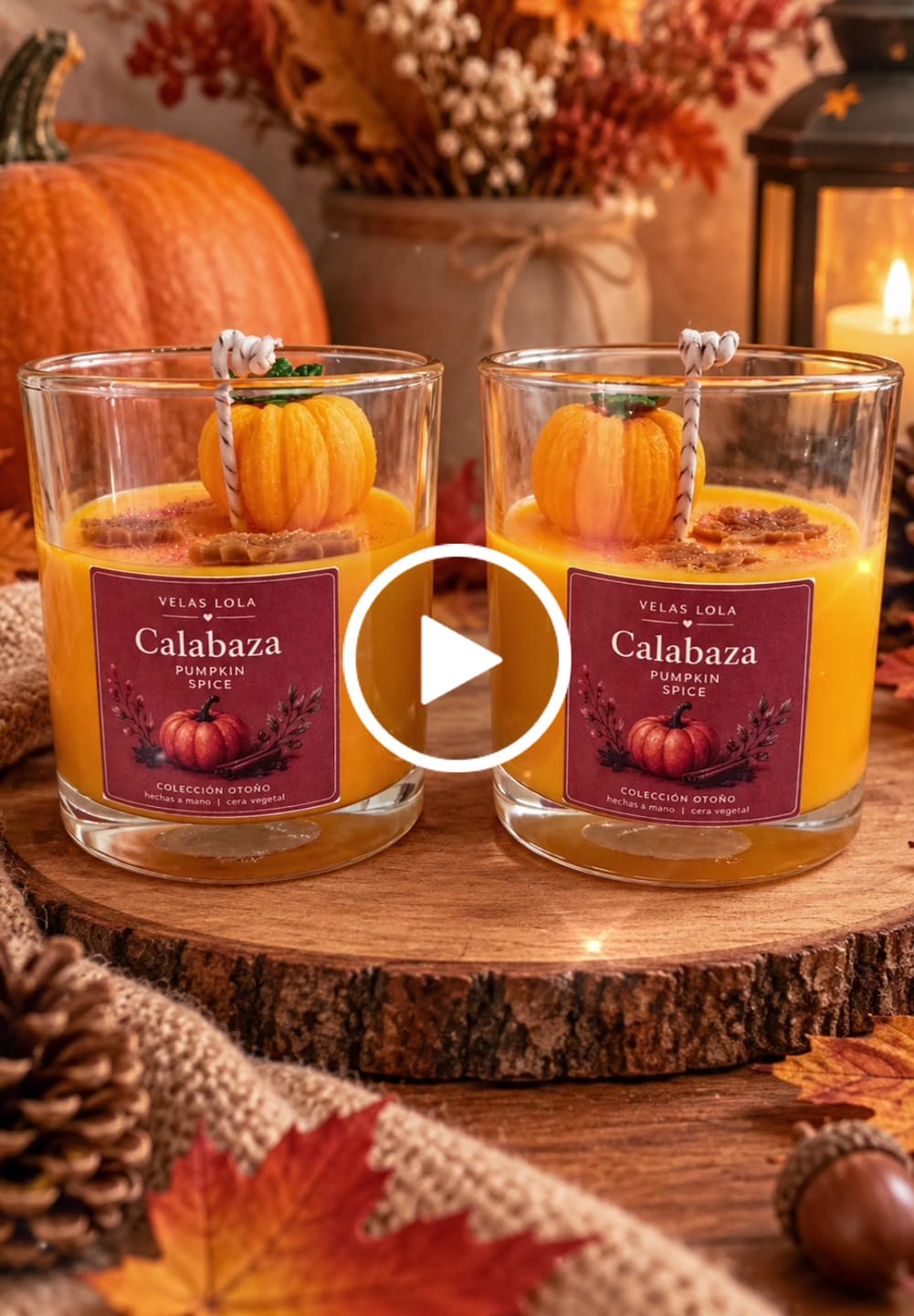 Customer video review of Fragancia PUMPKIN SPICE ANTERIOR